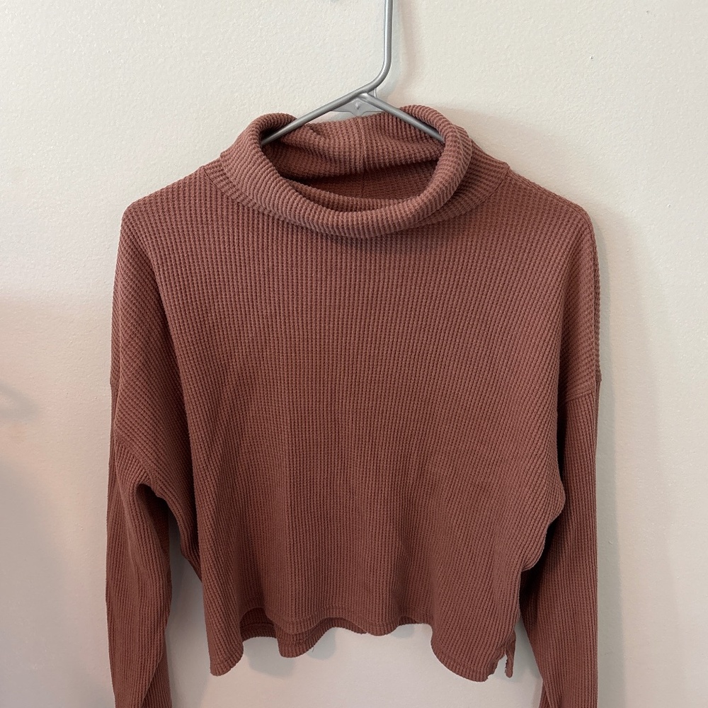 Abercrombie and Fitch soft A&F cozy turtleneck sweater